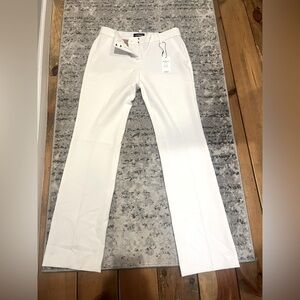 Express Supersoft Twill Pant 6R Bootcut Low Rise Cream White